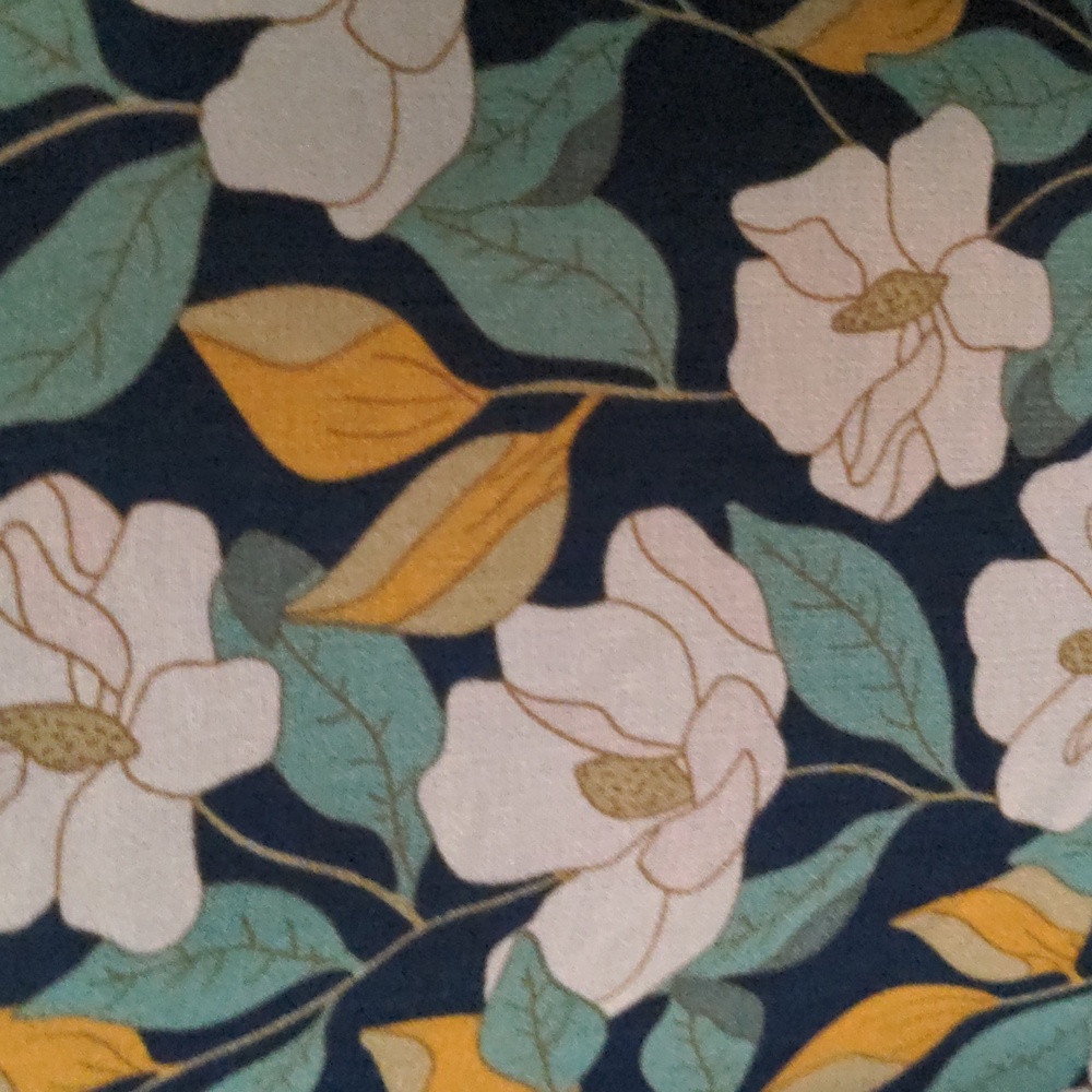 EUC✨ DANIEL RAINN navy women's XL Camila Ruffle Detail 3/4 sleeve Blouse - Picture 3 of 17